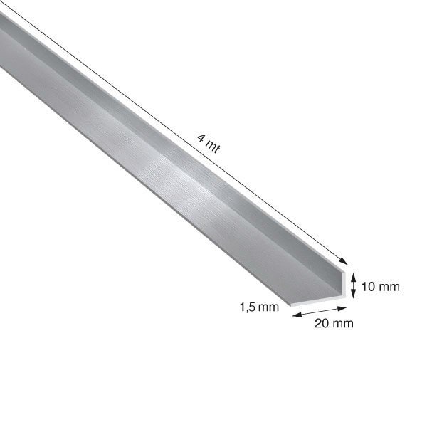 L, 20x10x1,5 mm, GREZZO, METRI 4