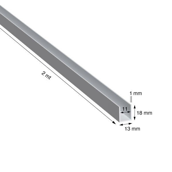 U, 13x18x1,0 mm, GREZZO, METRI 2