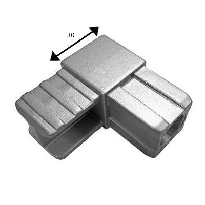 GIUNTO A 2 VIE IN ALLUMINIO...