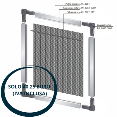 KIT ZANZARIERA FISSA...