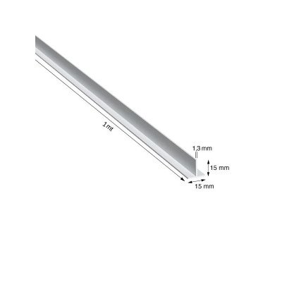 T, 15x15x1,3 mm, ANODIZZATO...